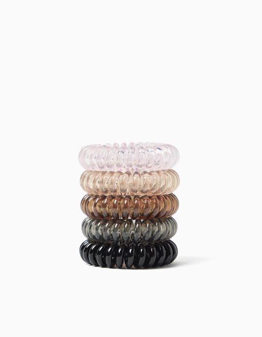 Comprar Online Pack 5 El&aacute;sticos de Cabelo, Menina, Multicor