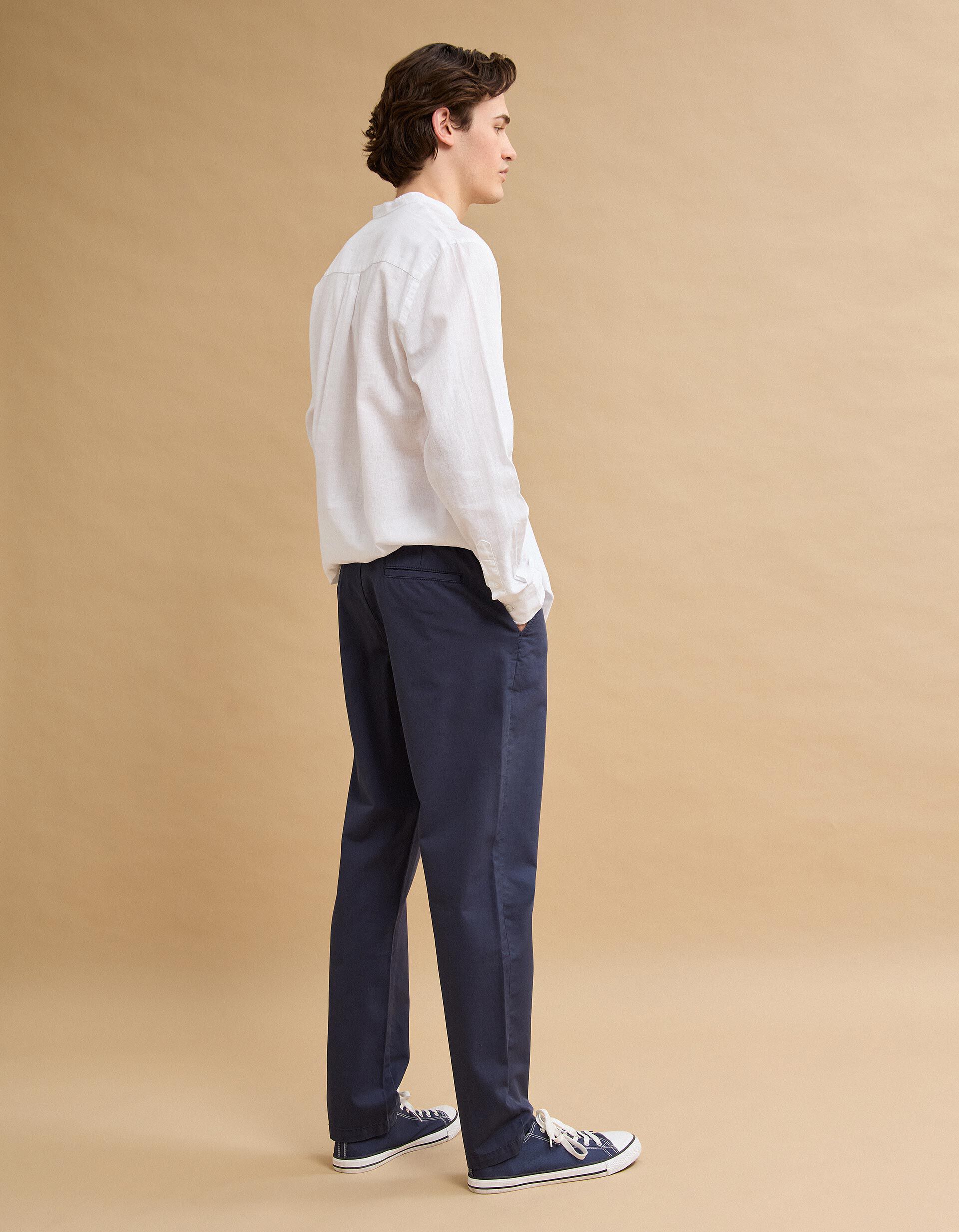 Comprar Online Cal&ccedil;as 'Tapered Fit', Homem, Azul Escuro