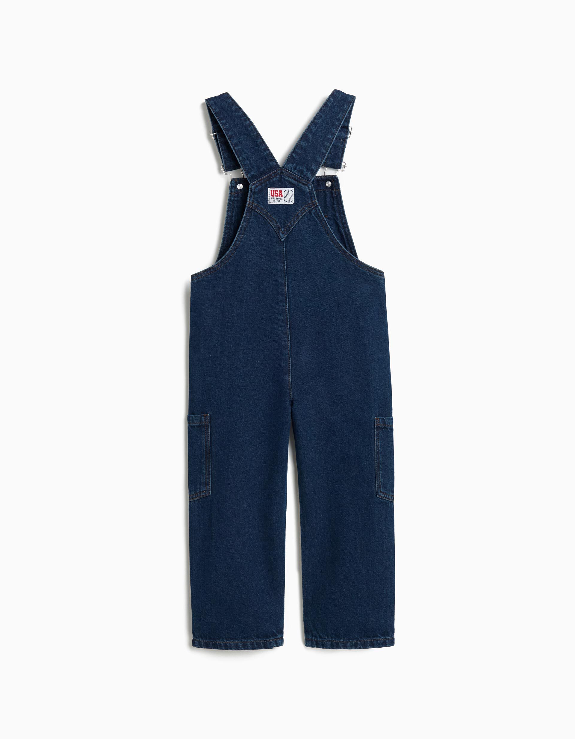 Comprar Online Jardineiras de Ganga, Menino, Azul Escuro