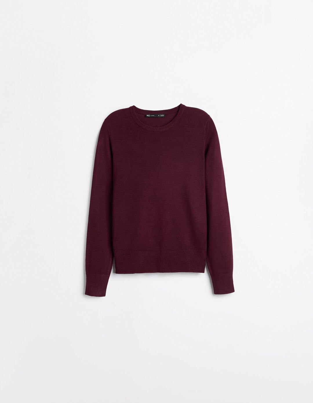 Camisola Tricotada, Mulher, Vermelho Escuro