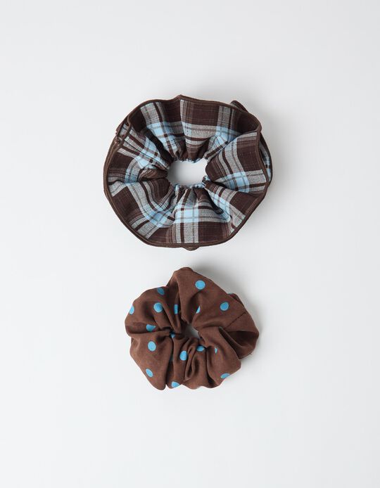 Comprar Online Pack 2 El&aacute;sticos Scrunchies, Mulher, Multicolor