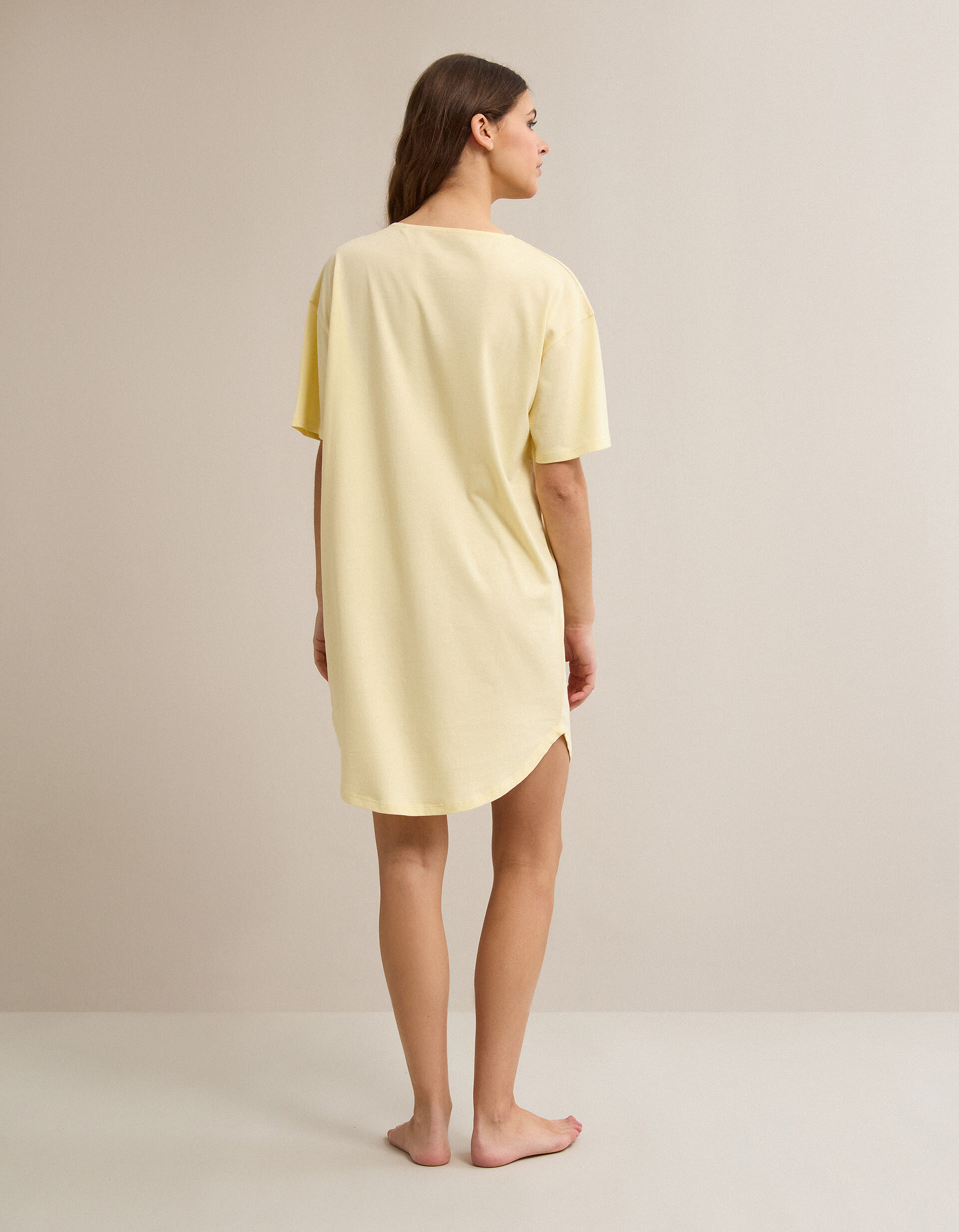 Comprar Online Camisa de Dormir, Mulher, Amarelo Claro