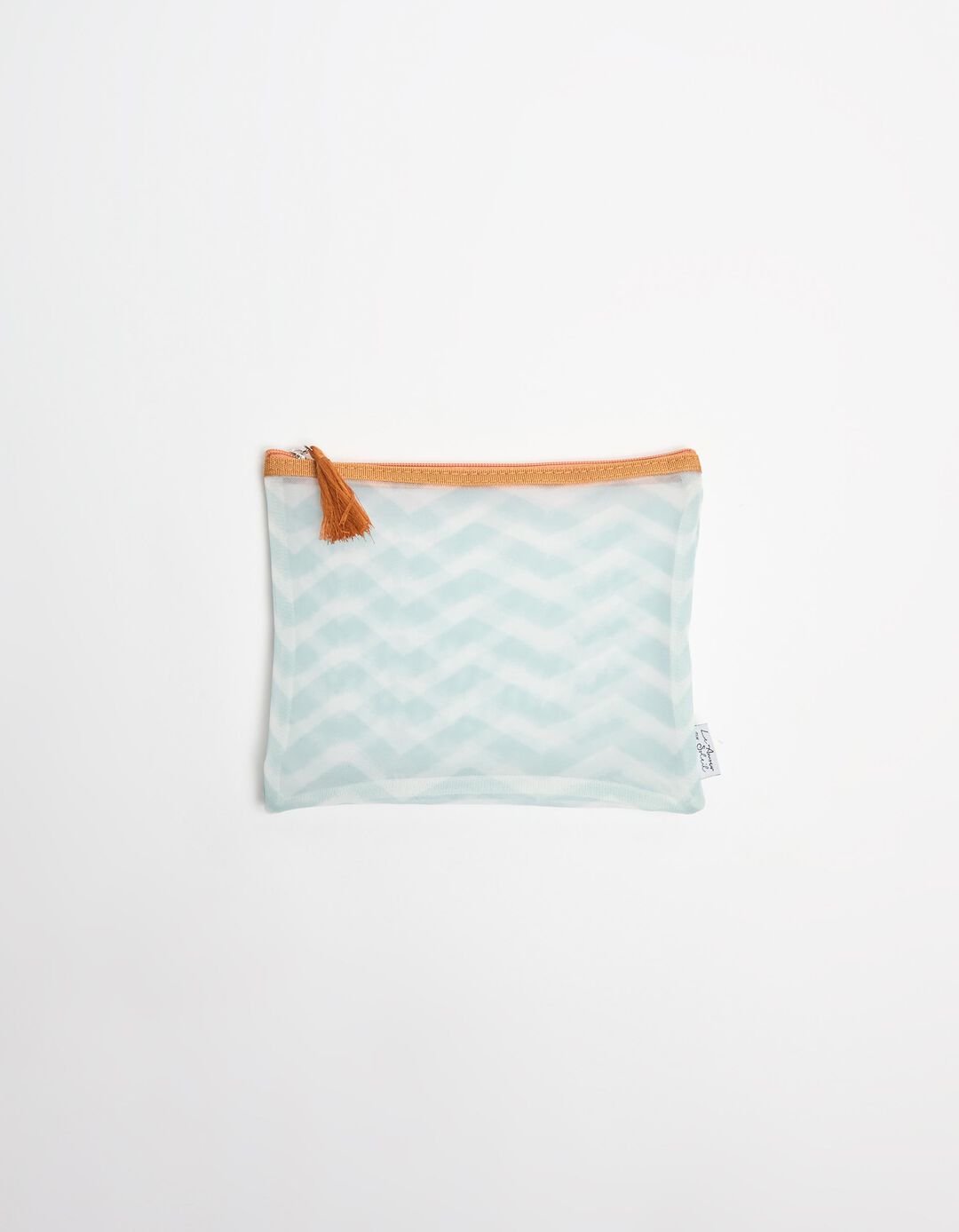 Necessaire em Rede, Mulher, Laranja