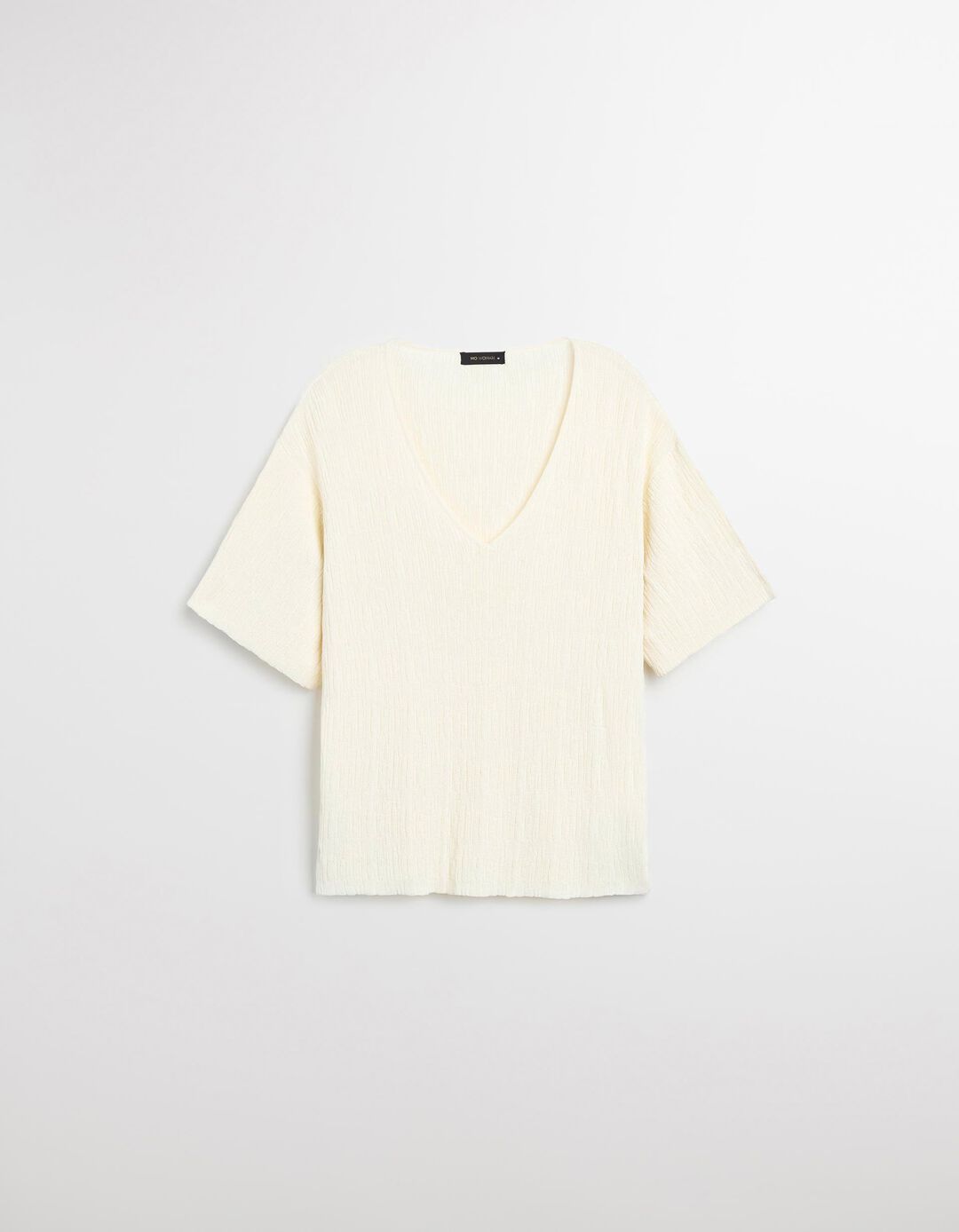 Camisola em Malha, Mulher, Bege Claro 