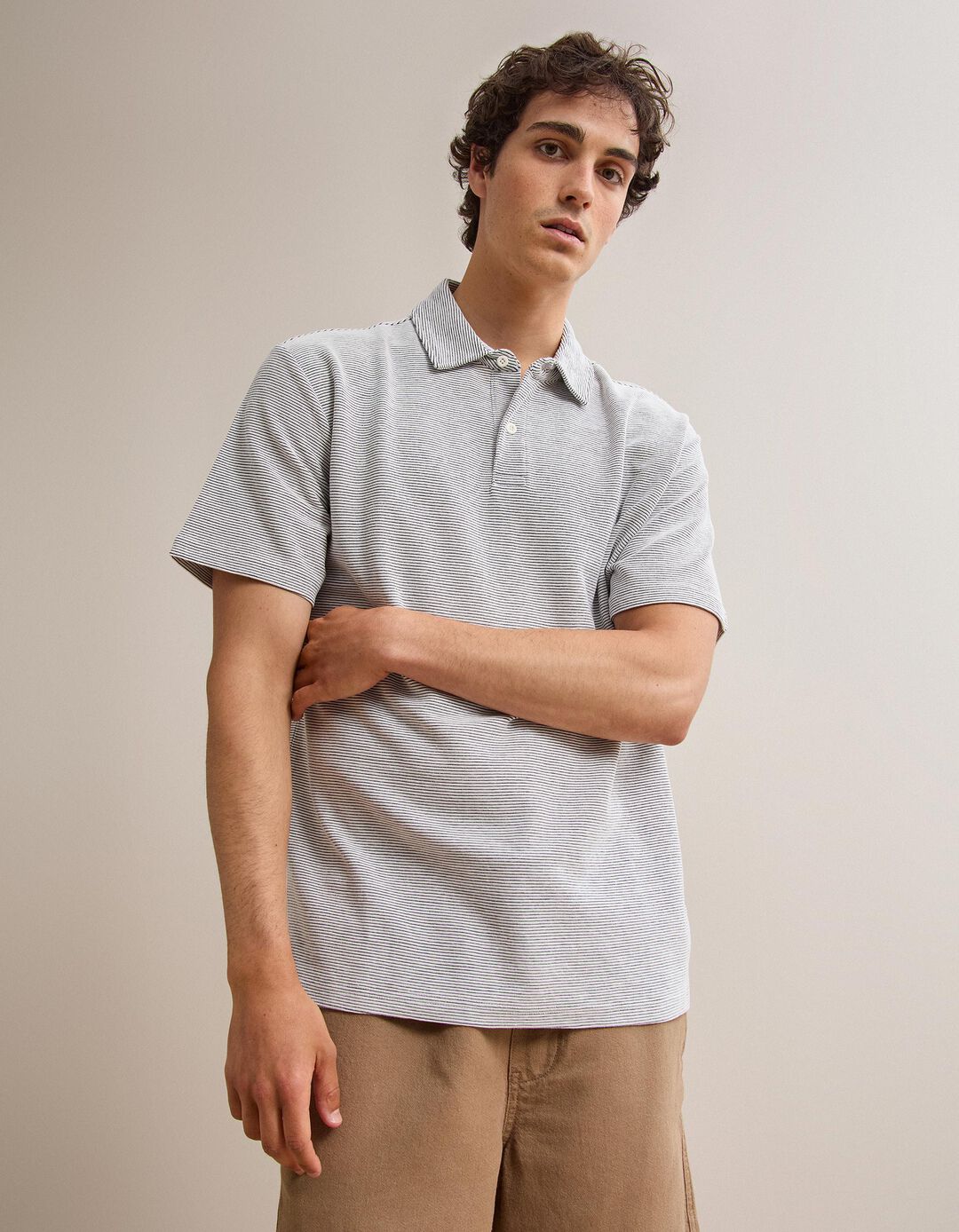 Polo Piquet, Homem, Azul Escuro