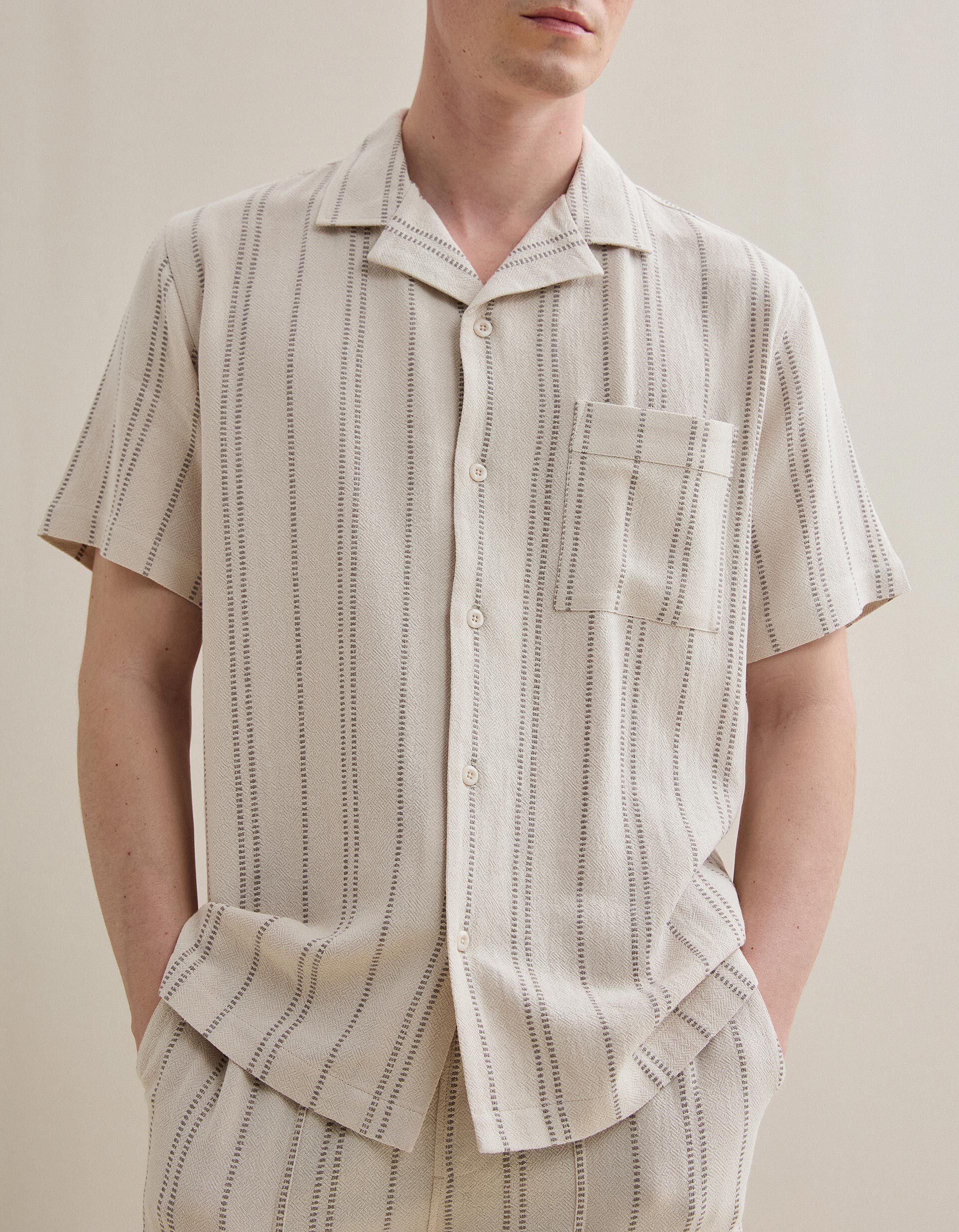Comprar Online Camisa, Homem, Bege Claro