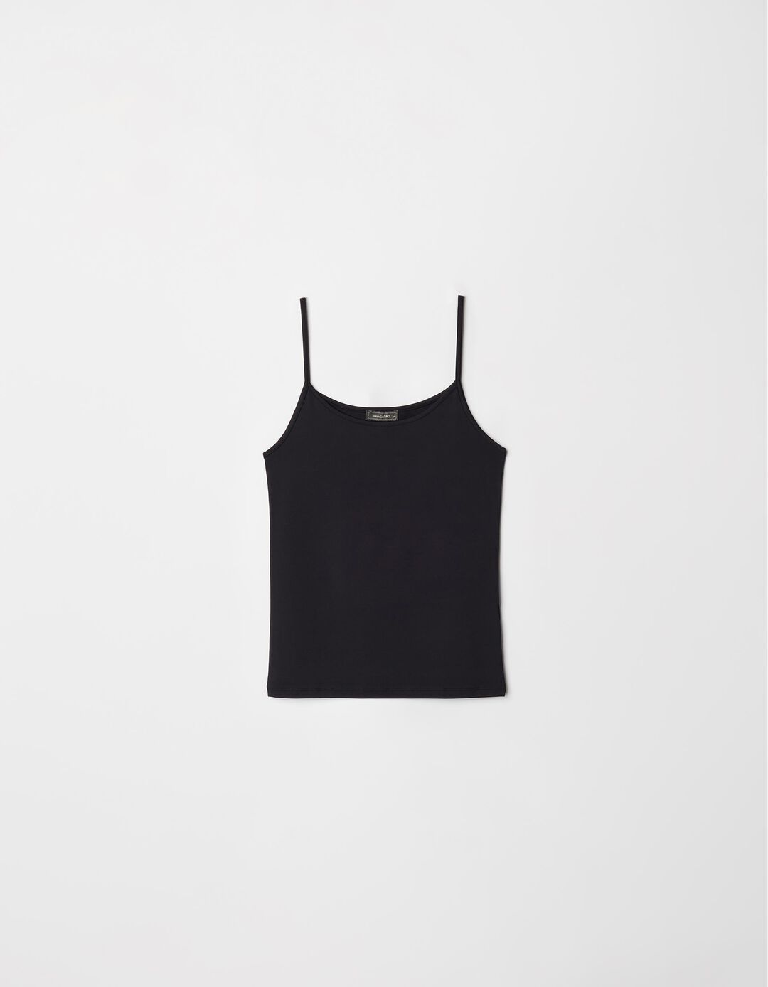 Top de Alças Finas, Mulher, Preto
