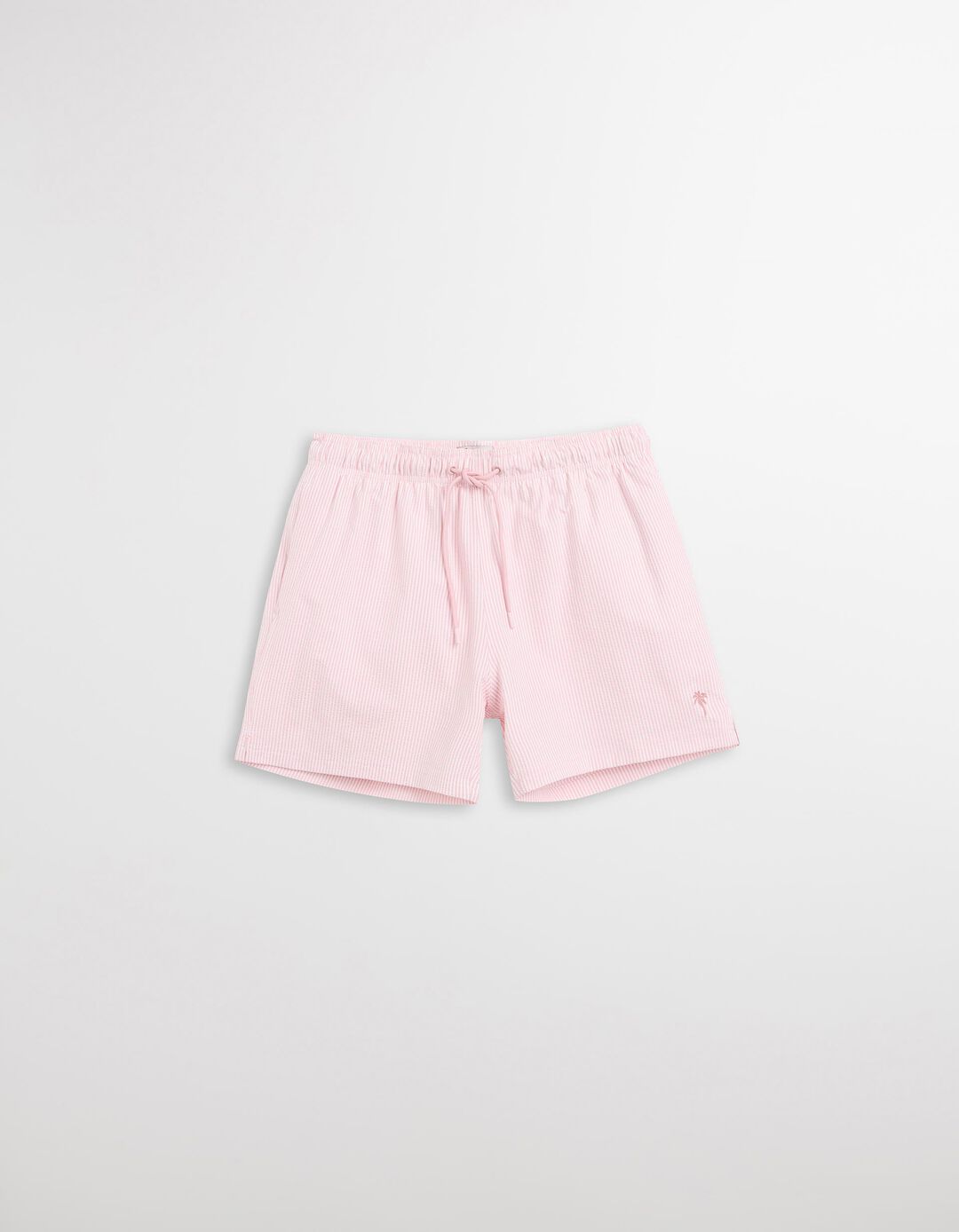 Calções de Banho com Riscas, Homem, Rosa Claro 