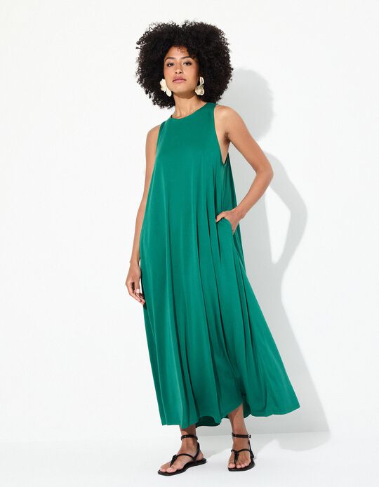 Comprar Online Vestido Comprido, Mulher, Verde