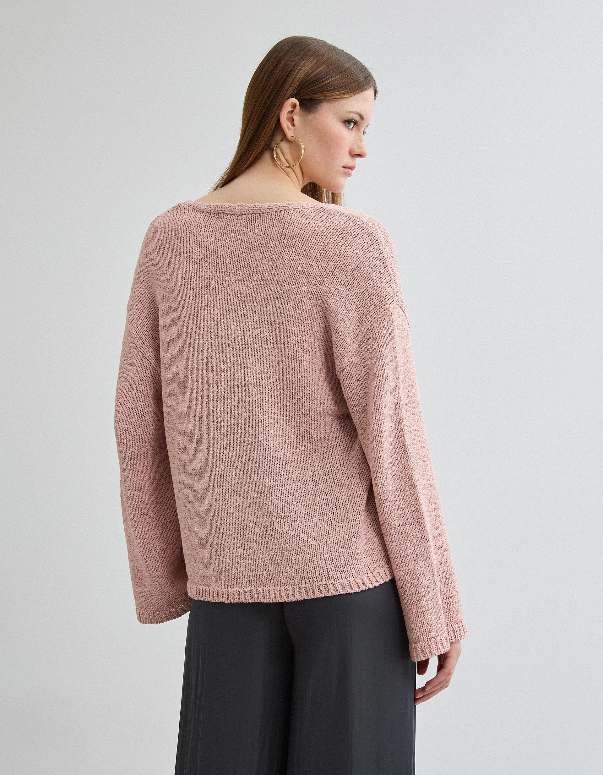 Comprar Online Camisola de Malha, Mulher, Rosa Claro