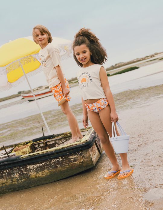 Comprar Online Cuecas de Banho, Menina, Laranja