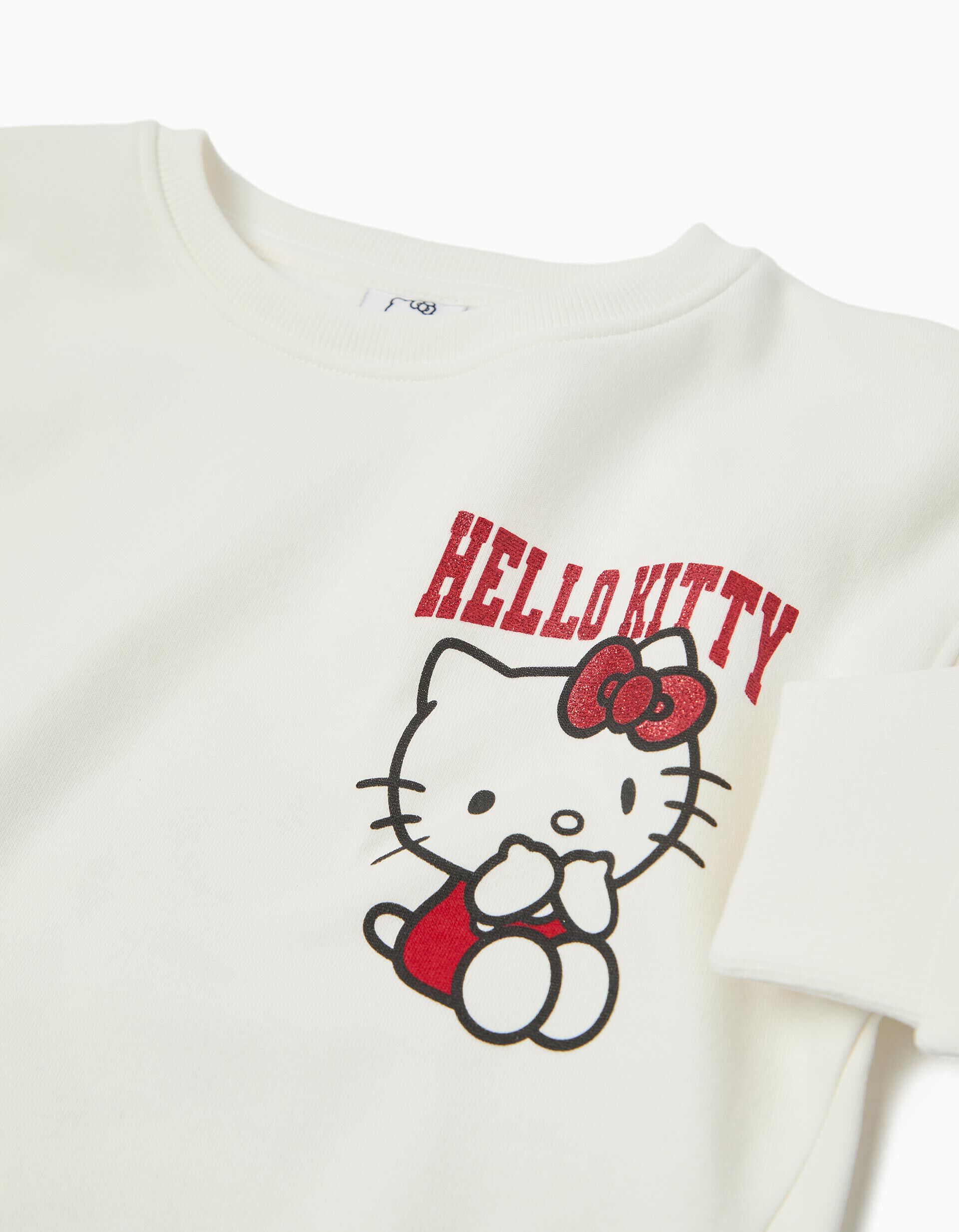 Comprar Online Sweatshirt 'Hello Kitty', Menina, Branco