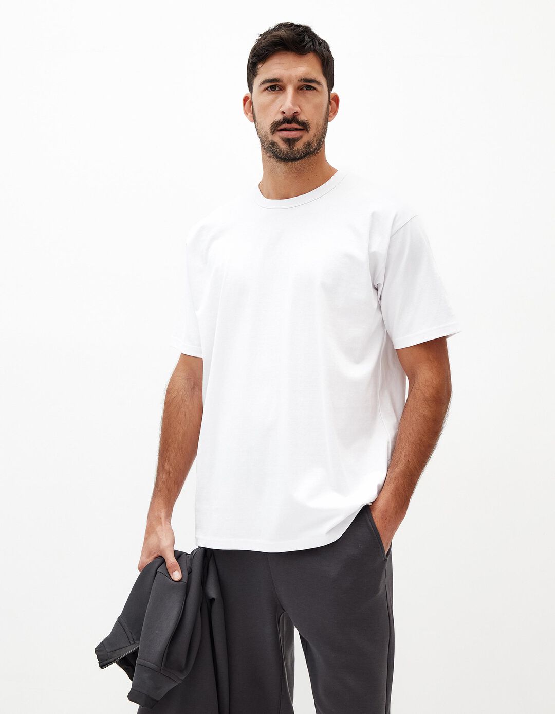 T-shirt, Homem, Branco