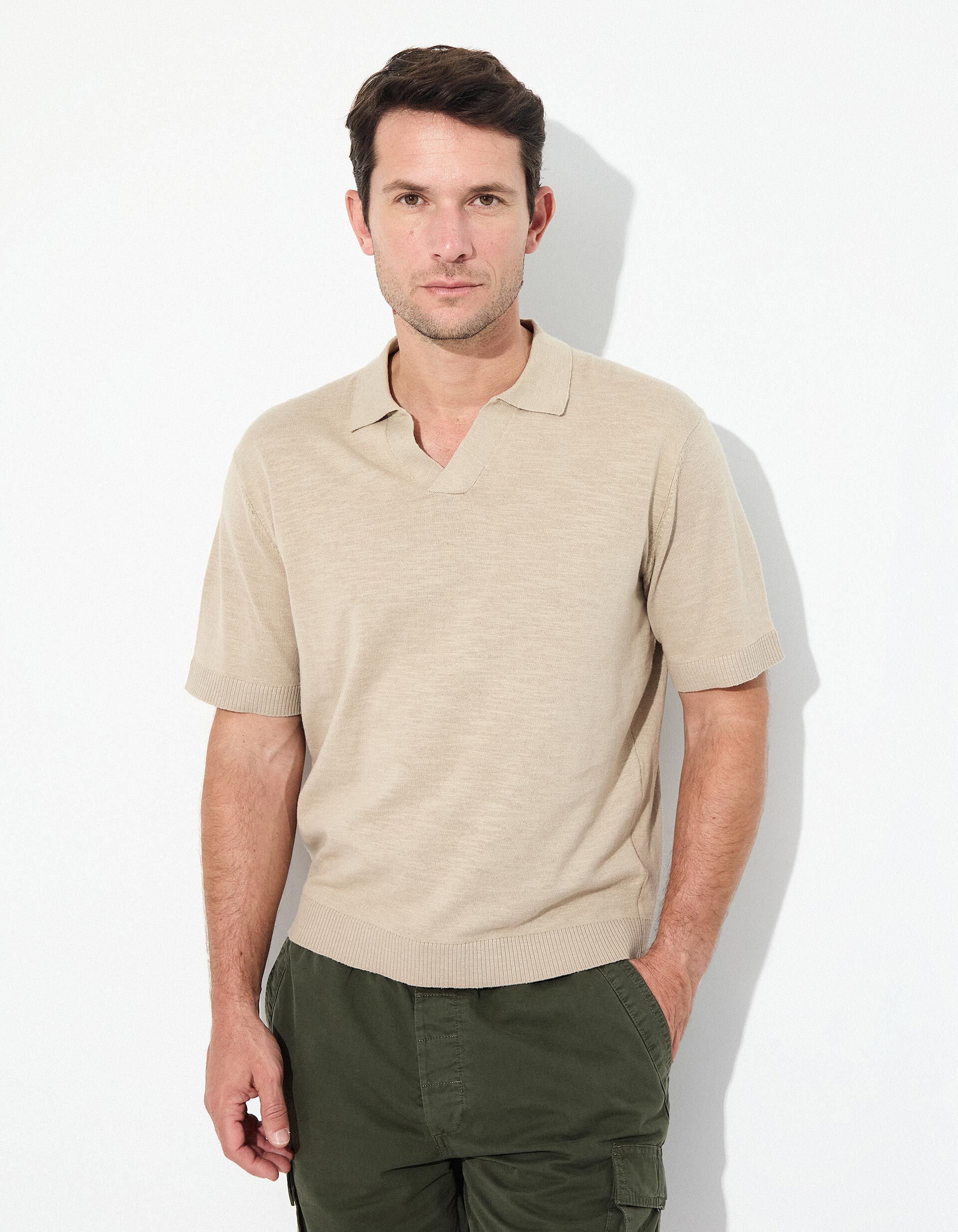 Comprar Online Polo, Homem, Bege 