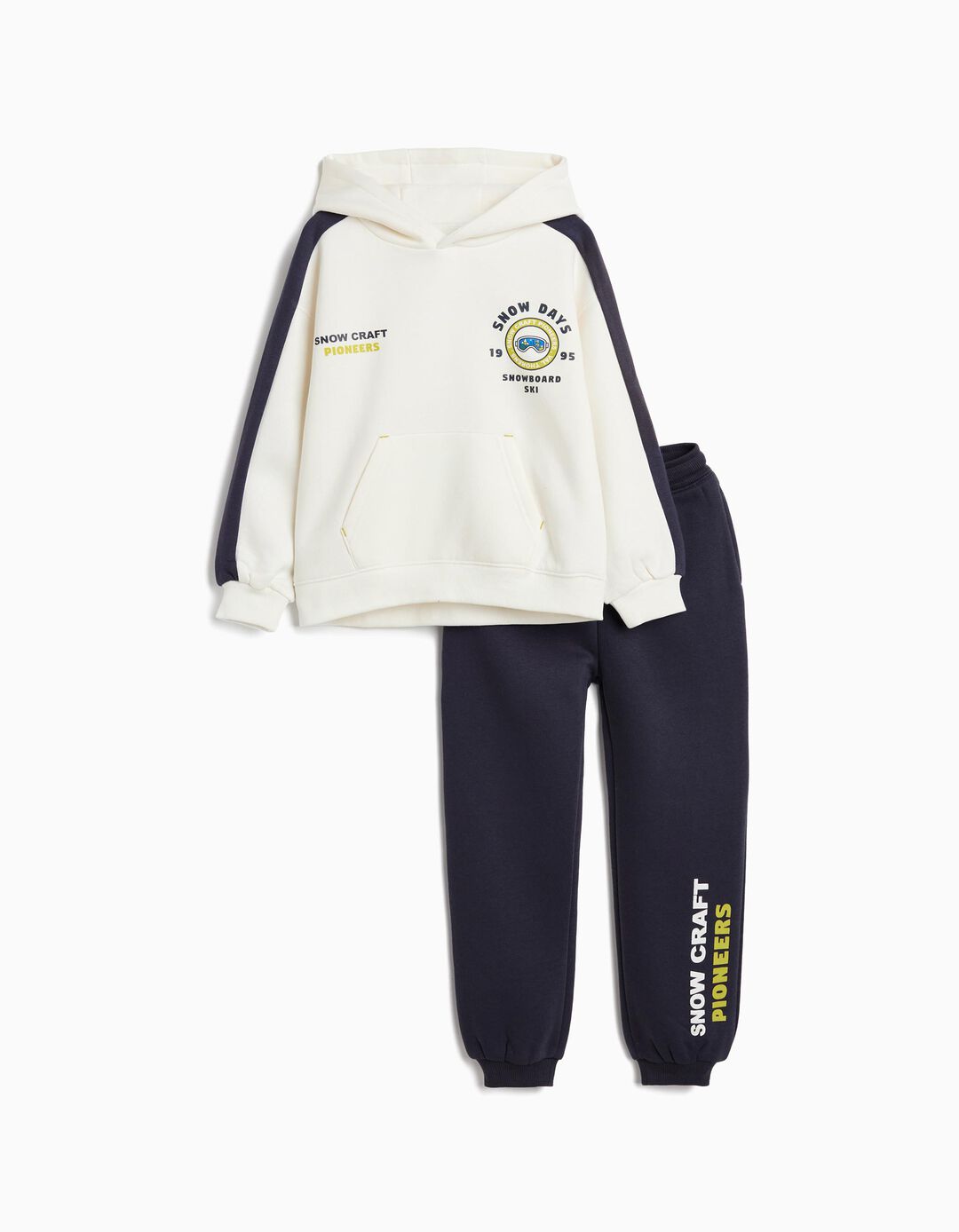 Conjunto de Jogging, Menino, Branco