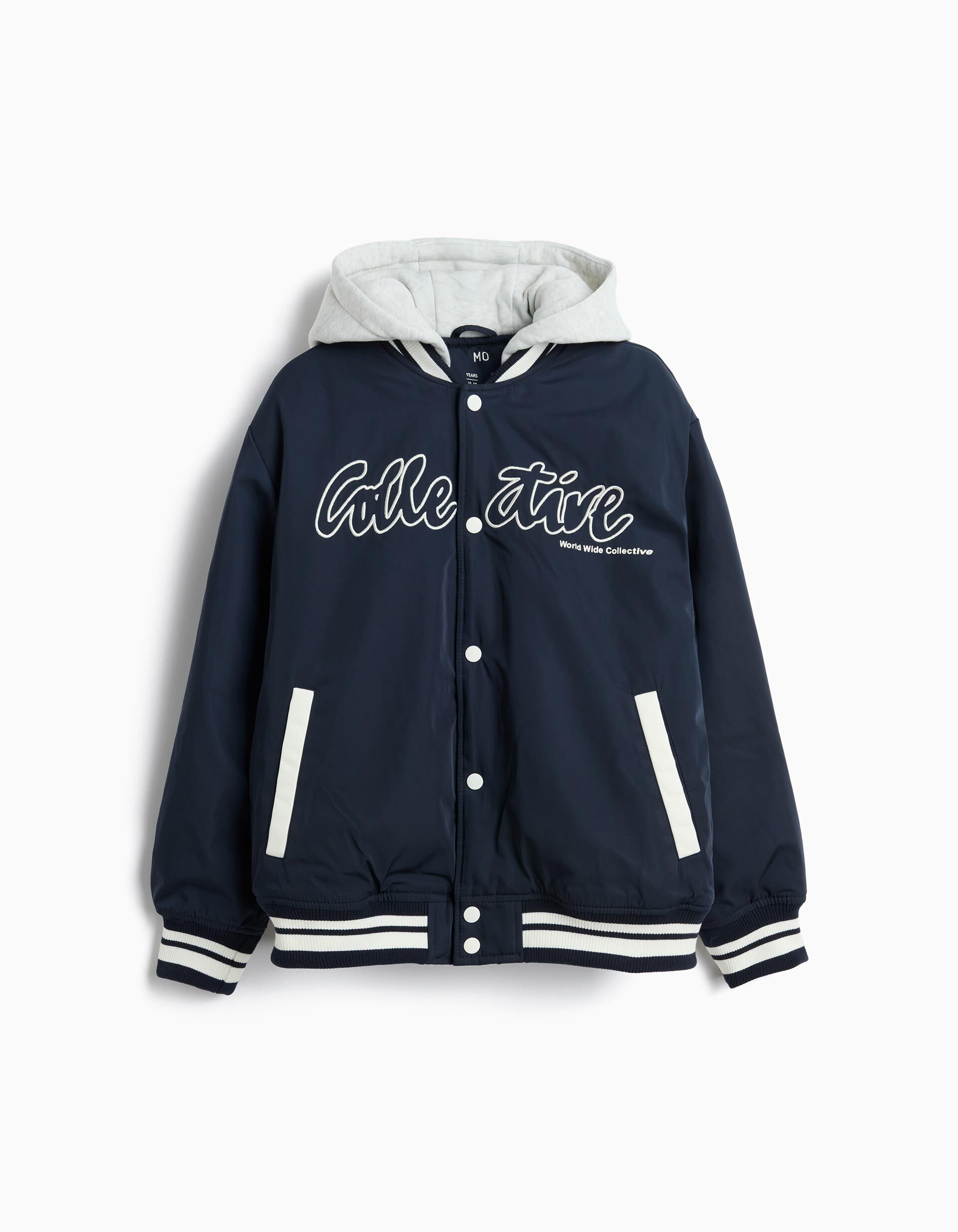 Comprar Online Bomber Com Capuz, Menino, Azul Escuro