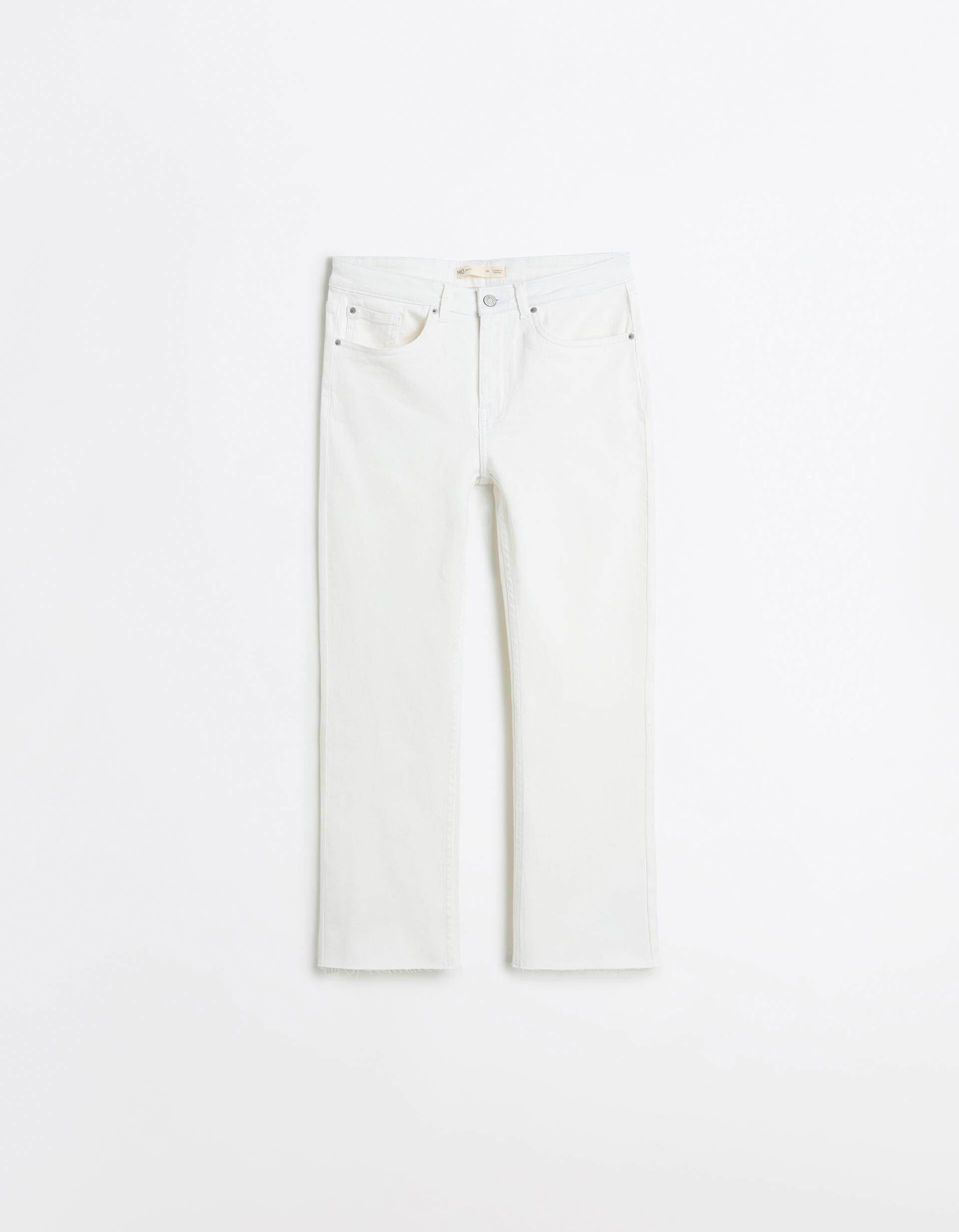 Comprar Online Cal&ccedil;as de Ganga 'Straight Cropped', Mulher, Branco