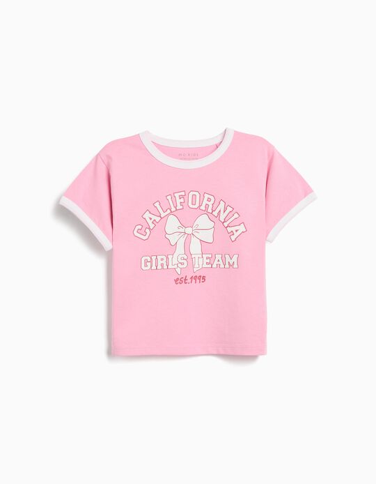 Comprar Online T-shirt Print, Menina, Rosa 