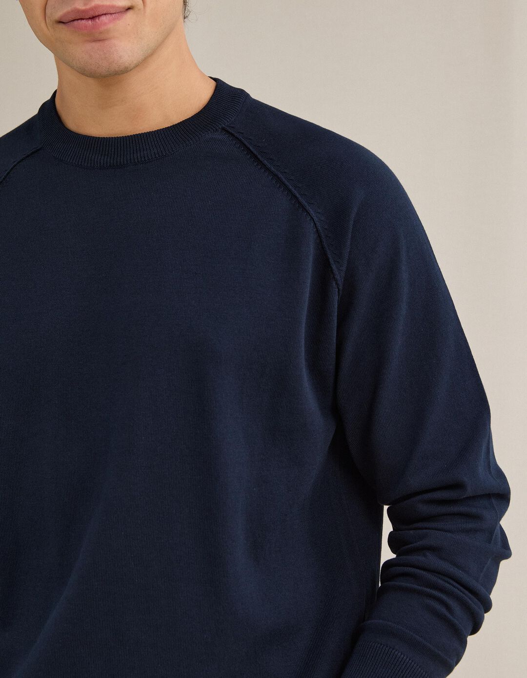 Camisola De Malha, Homem, Azul Escuro