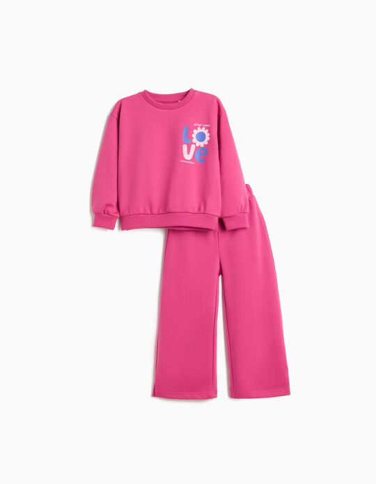 Comprar Online Conjunto De Jogging, Menina, Rosa Escuro