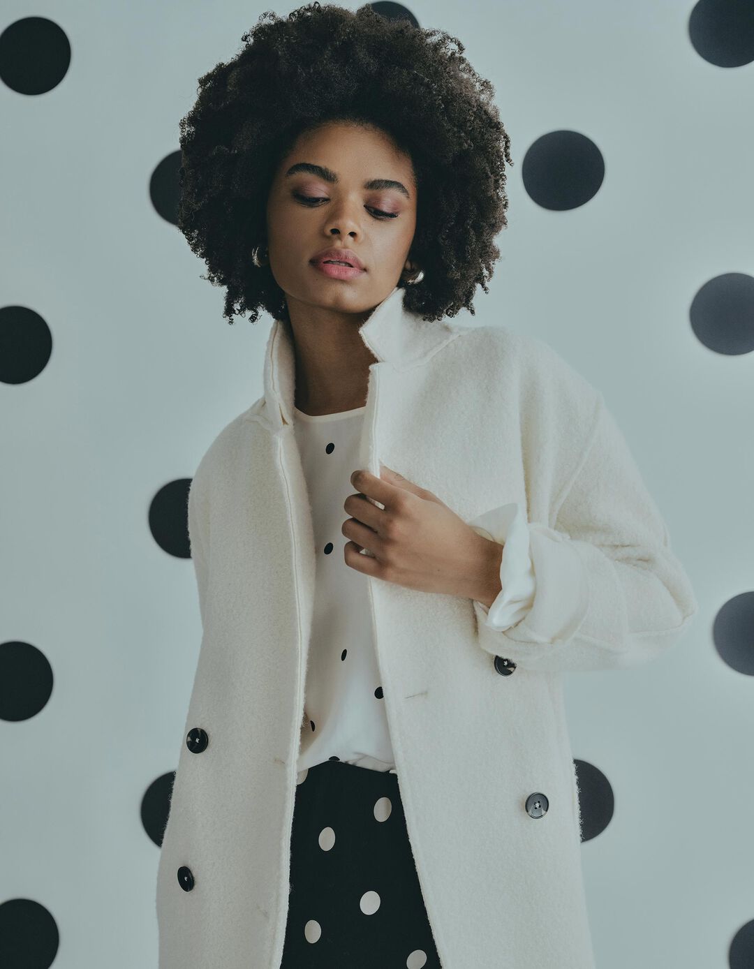 Casaco, Mulher, Bege Claro