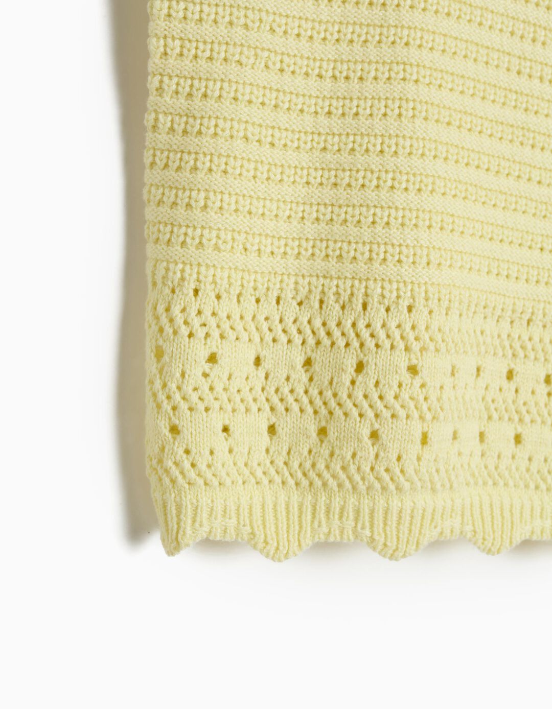Top Crochet, Menina, Amarelo