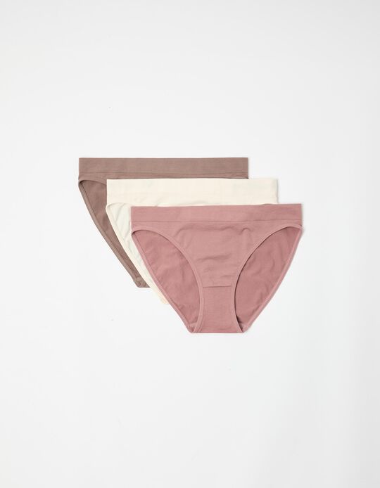 Comprar Online Pack 3 Cuecas Brief, Mulher, Rosa 