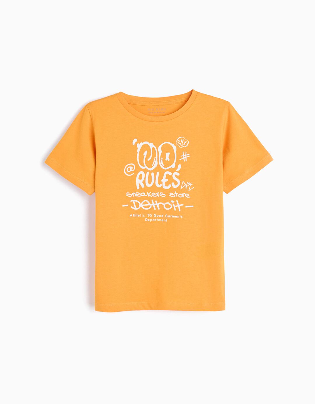 T-shirt Estampado, Menino, Laranja
