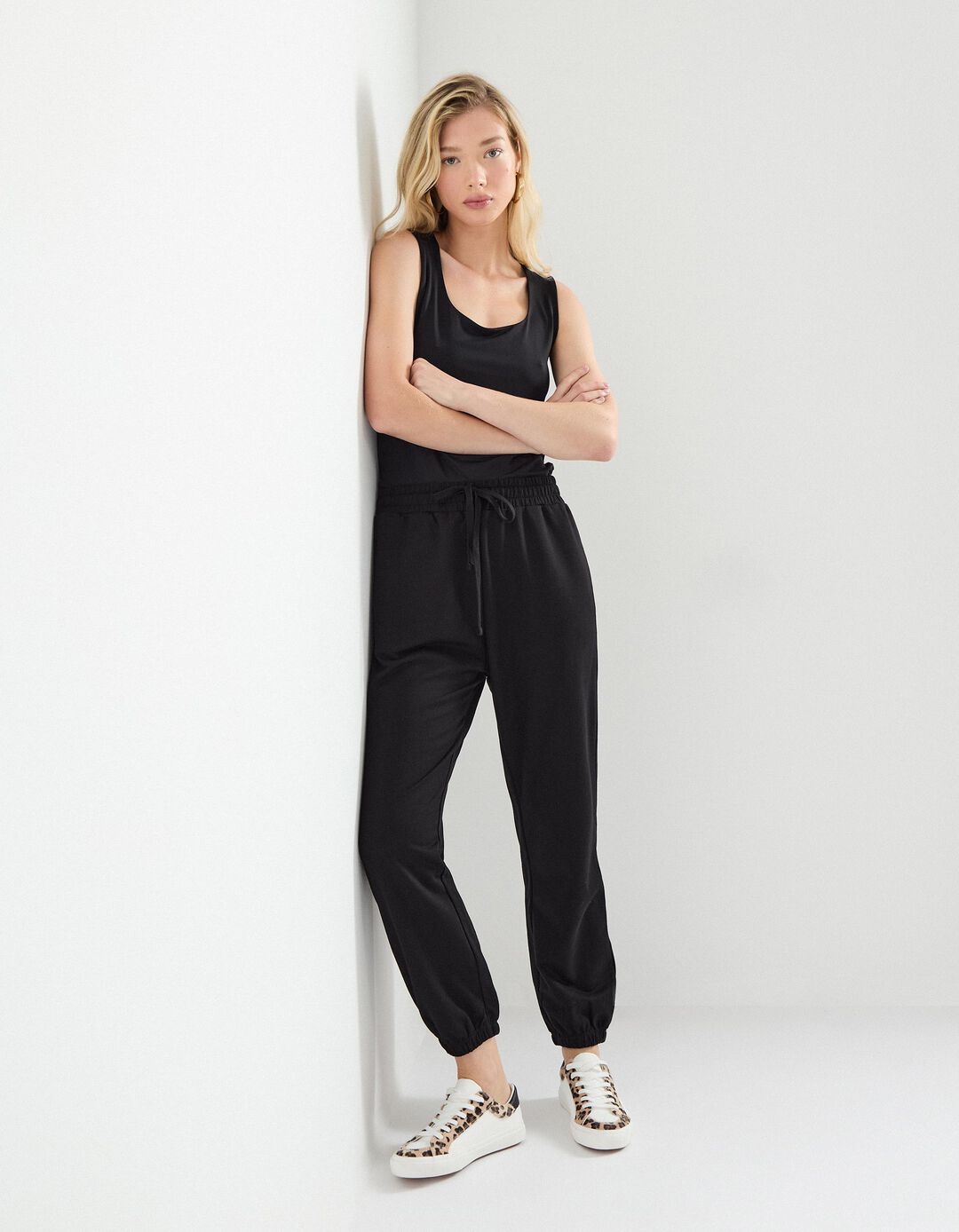 Joggers, Mulher, Preto