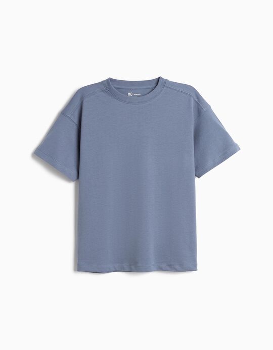 Comprar Online T-shirt Manga Curta, Menino, Azul Claro 