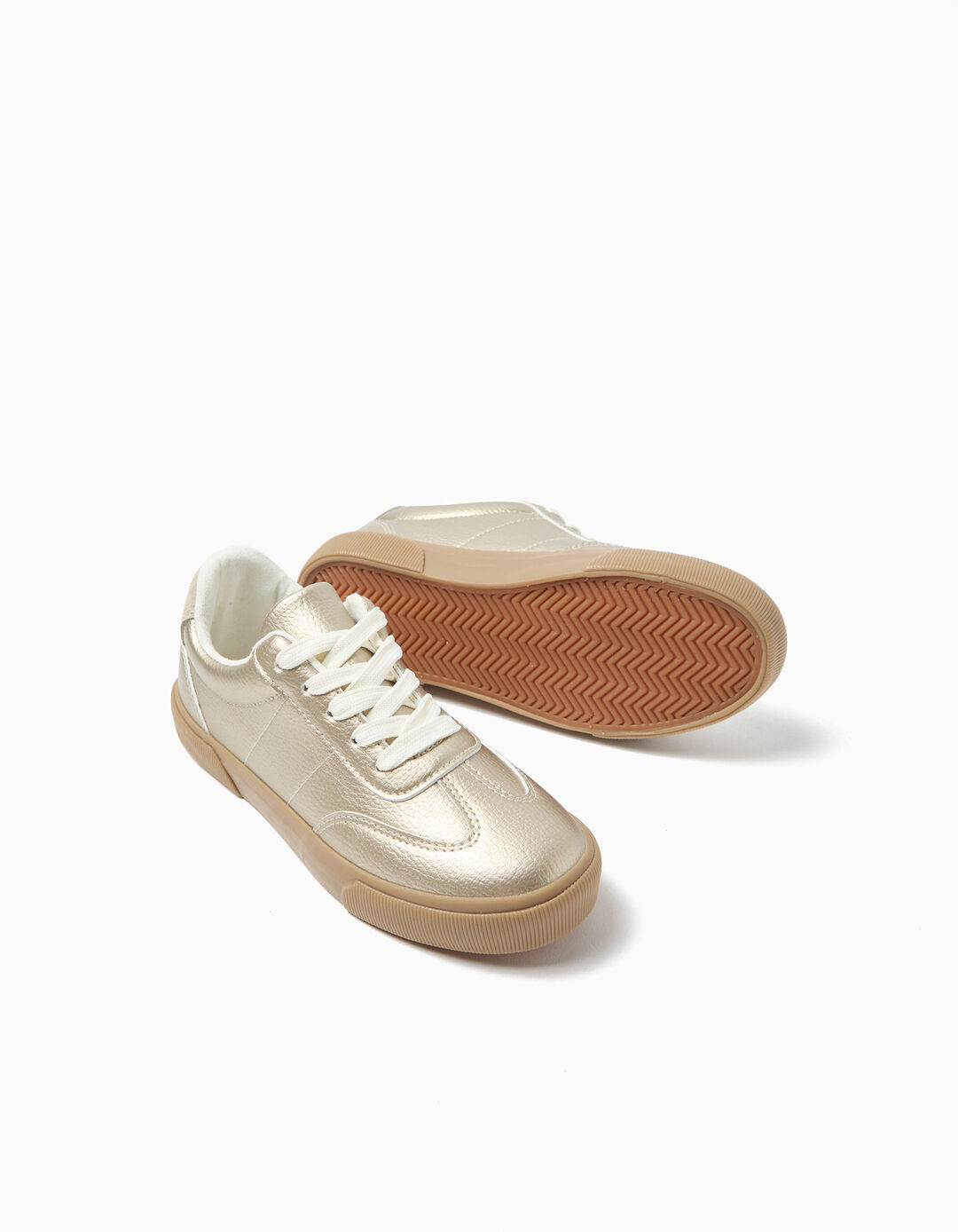 Sapatilhas, Menina, Dourado