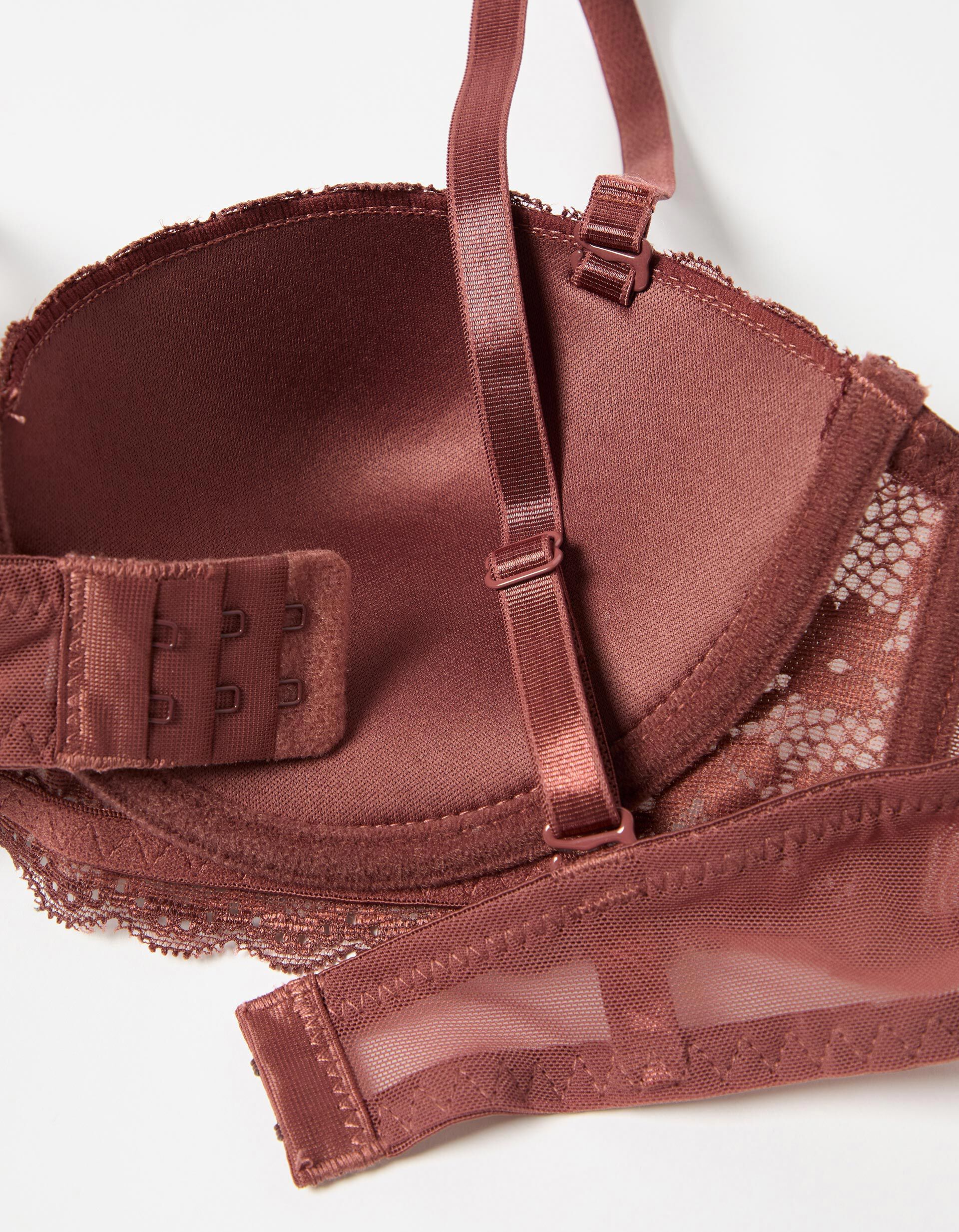 Comprar Online Soutien Push Up com Al&ccedil;as Remov&iacute;veis, Mulher, Castanho