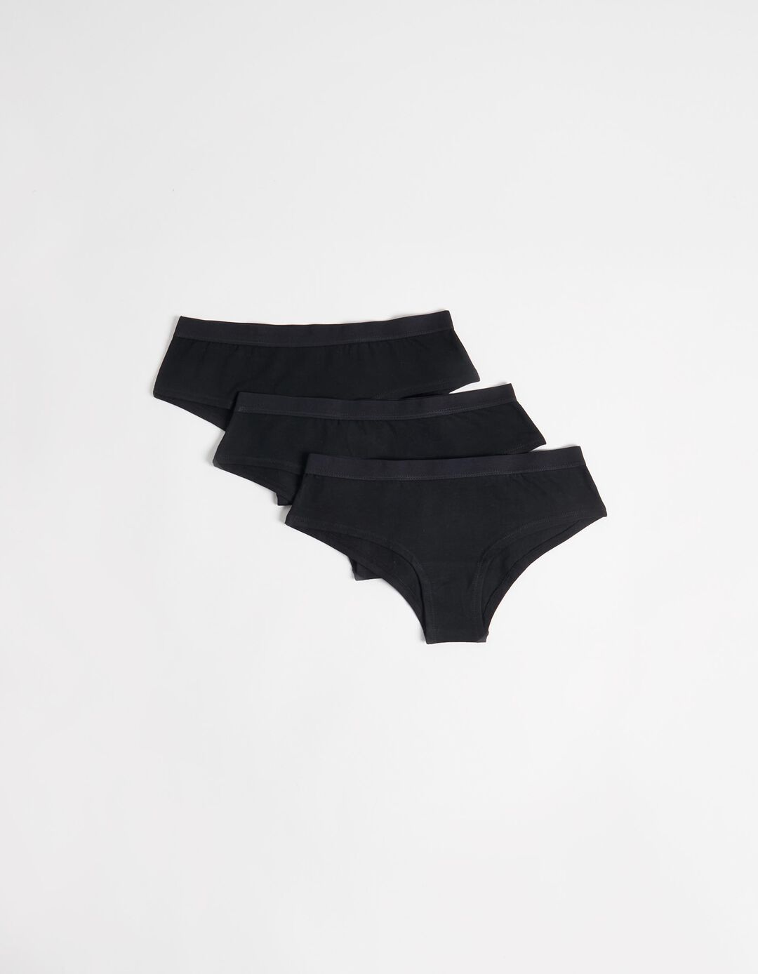 Pack 3 Cuecas Hipster, Mulher, Preto
