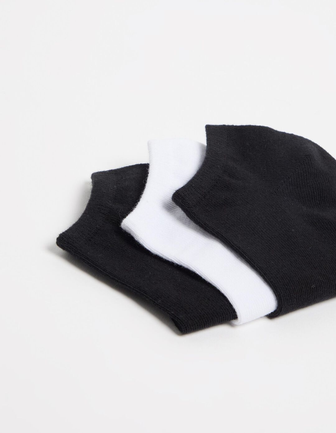 Pack 3 Pares de Meias Tornozelo, Mulher, Preto