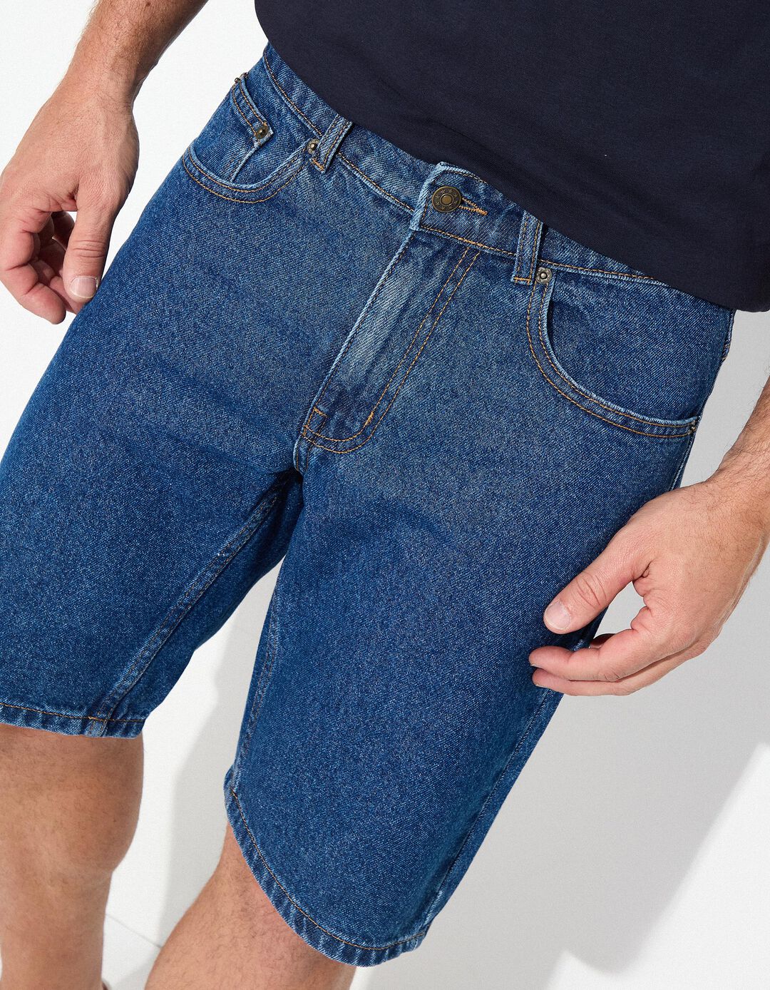 Calções de Ganga, Homem, Azul Escuro