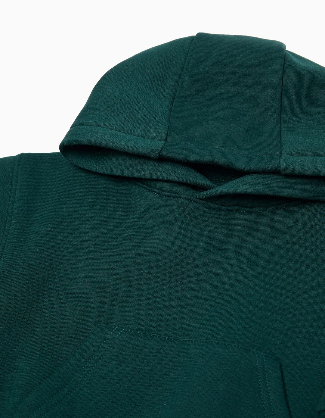 Sweatshirt com Capuz, Menino, Verde Escuro