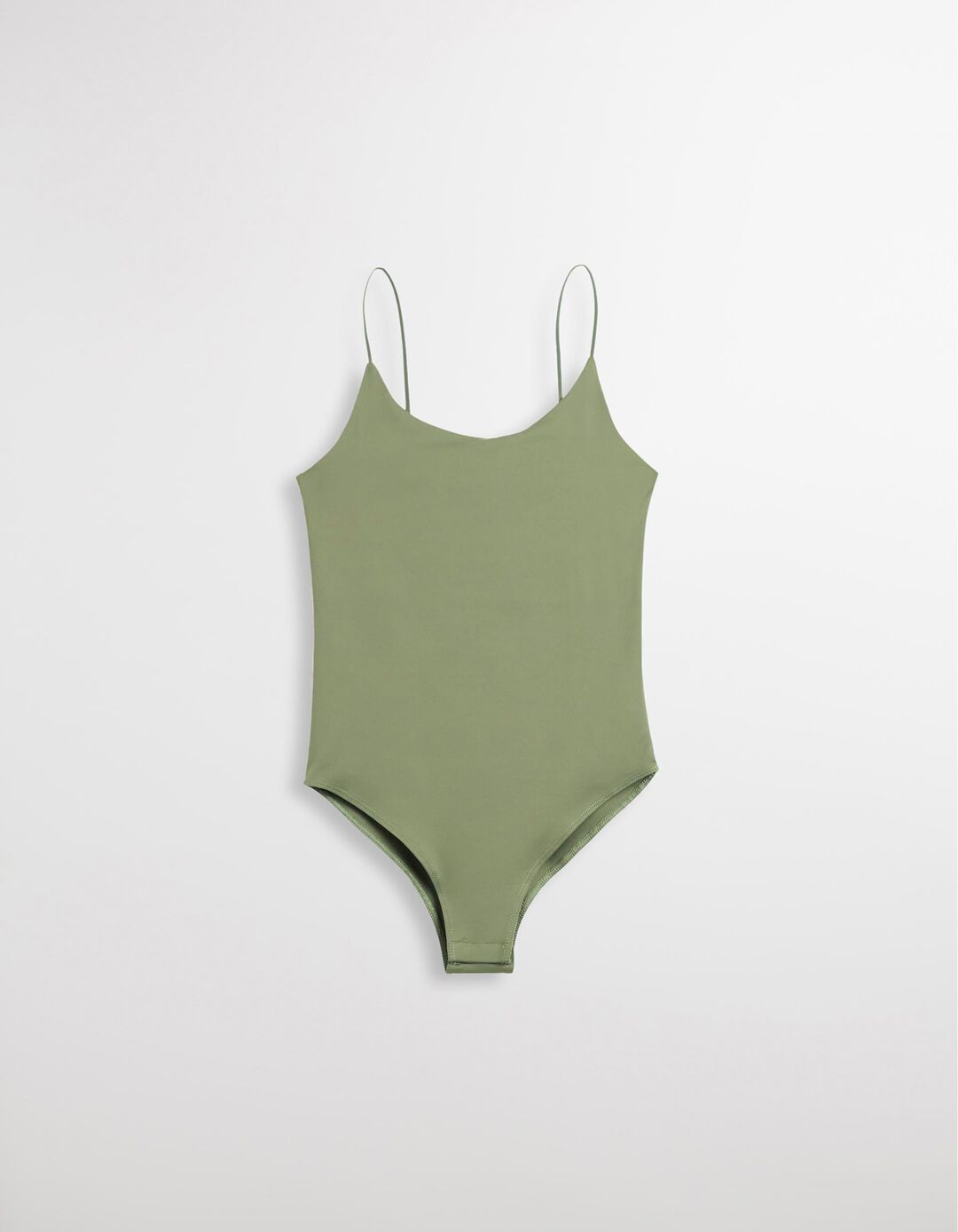Body Alças Finas, Mulher, Verde Escuro 