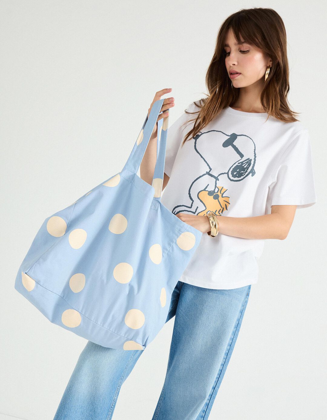Tote Bag, Mulher, Azul