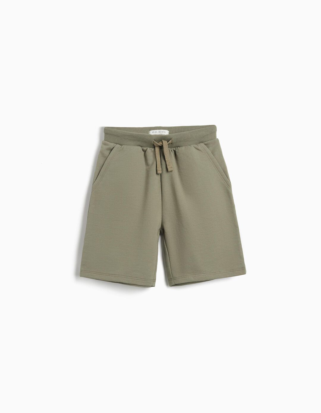 Calções Fleece, Menino, Verde Escuro 