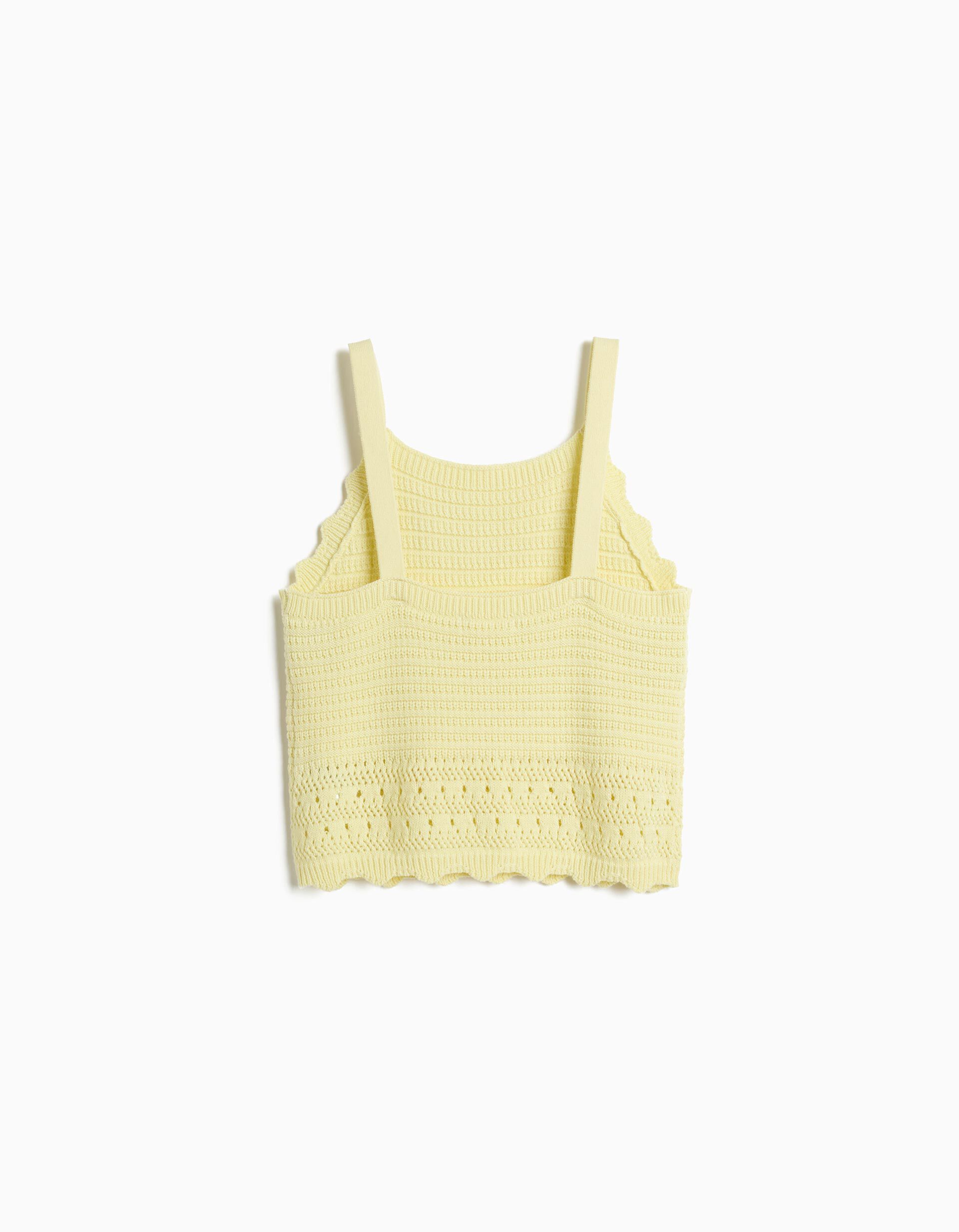 Comprar Online Top Crochet, Menina, Amarelo