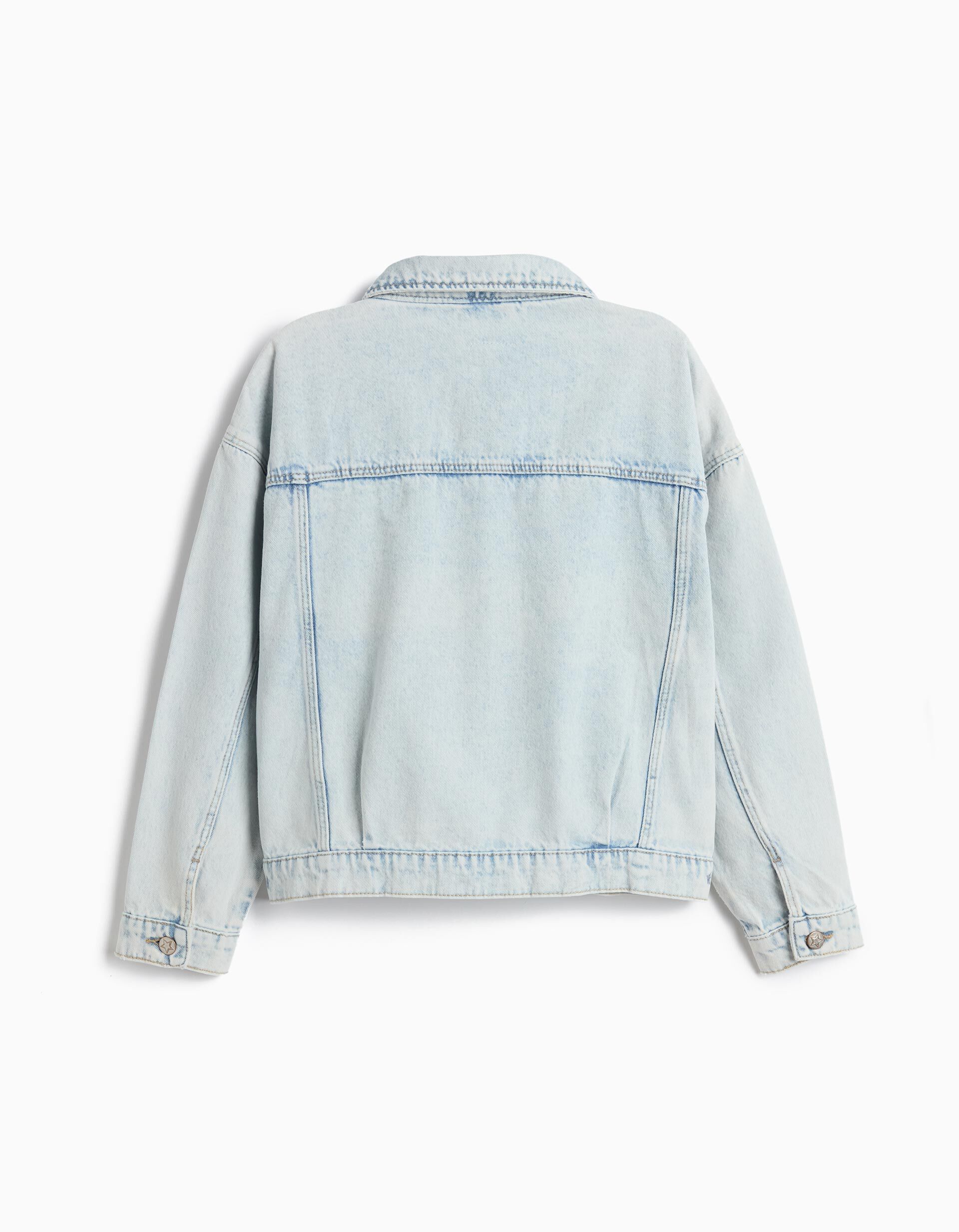 Comprar Online Casaco De Ganga, Menina, Azul Claro