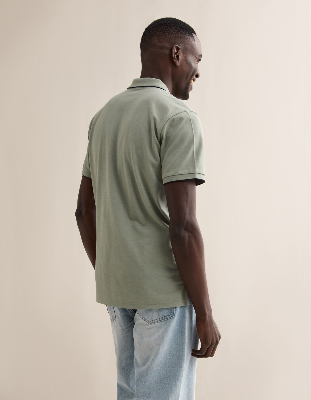 Polo Dia do Pai, Homem, Verde Claro