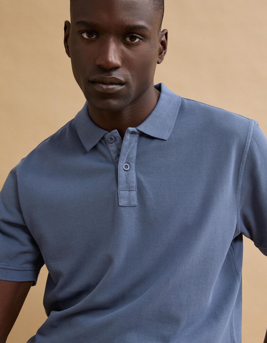 Polo Piquet, Homem, Azul