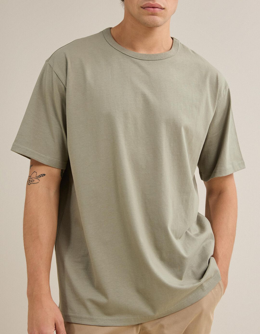 T-shirt Jersey, Homem, Verde Escuro