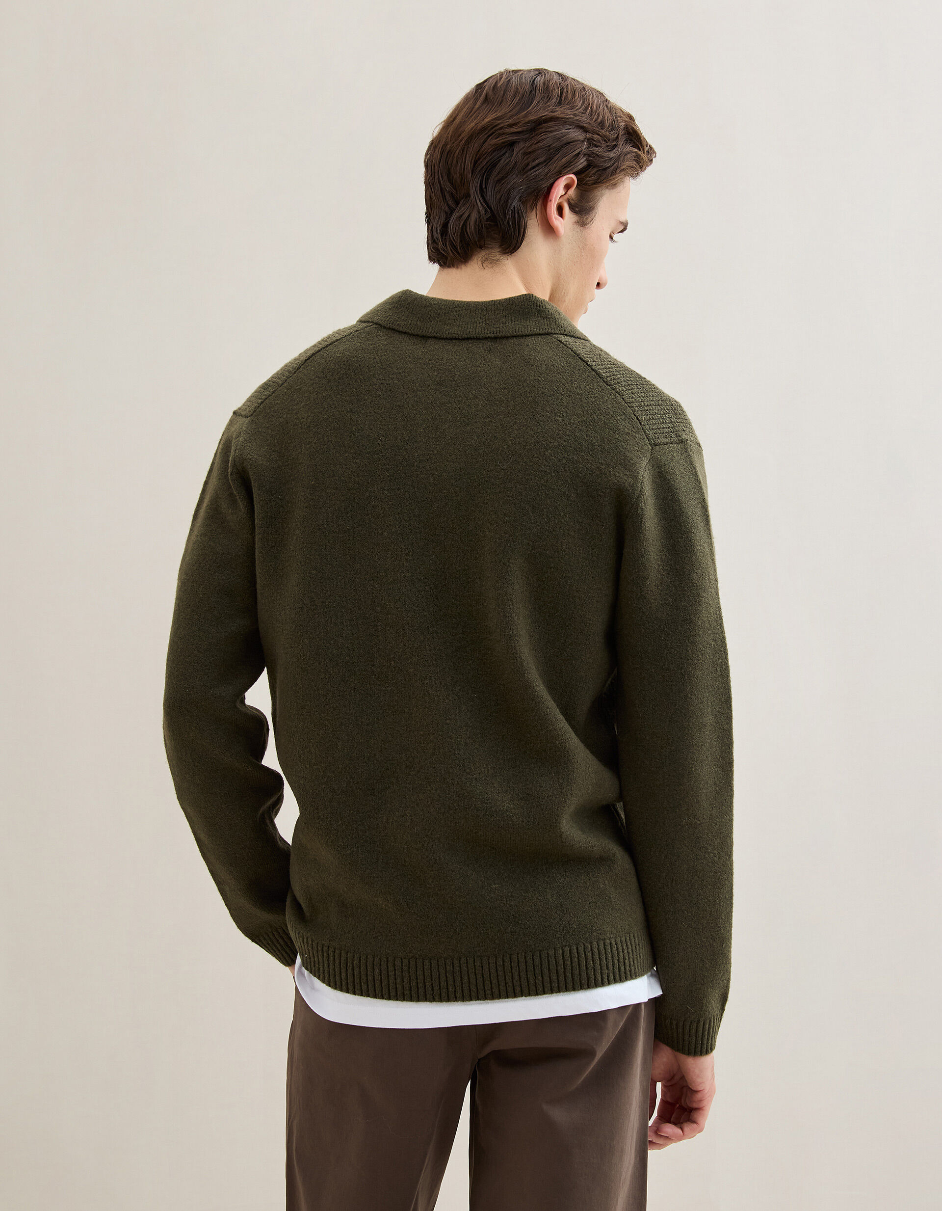 Comprar Online Polo de Malha, Homem, Verde Escuro