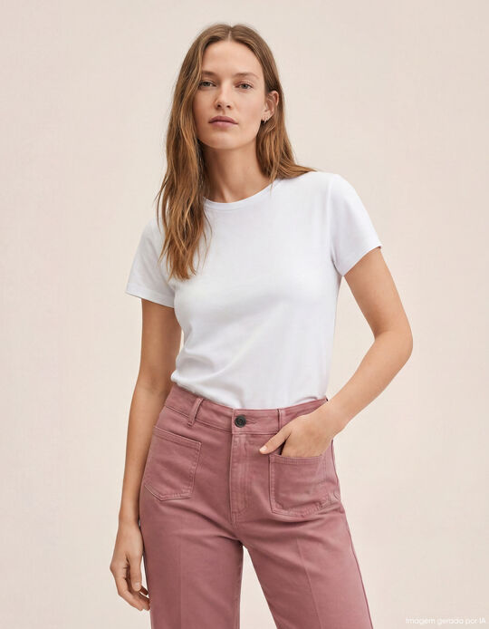 Comprar Online T-shirt, Mulher, Branco