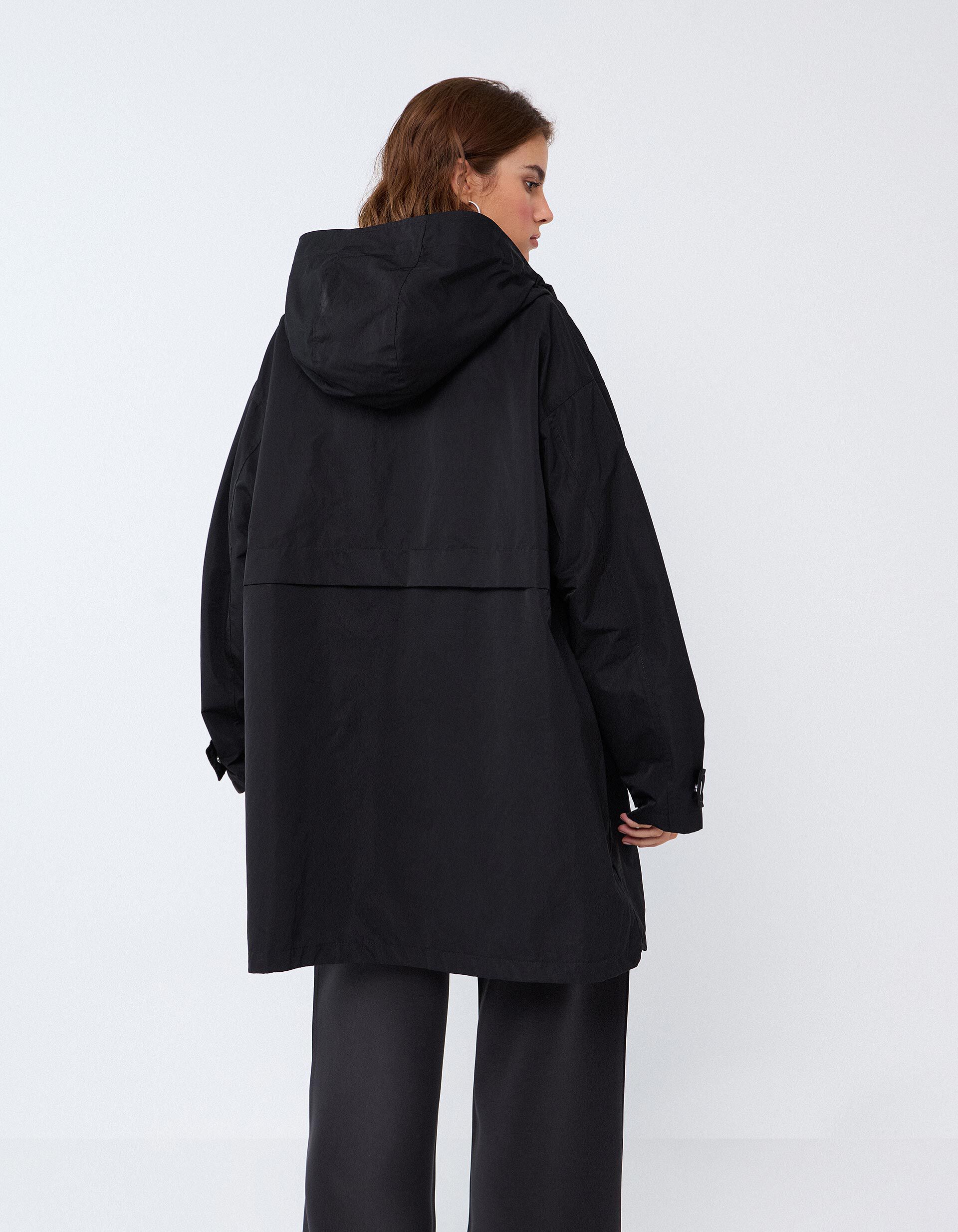 Comprar Online Parka Comprida, Mulher, Preto