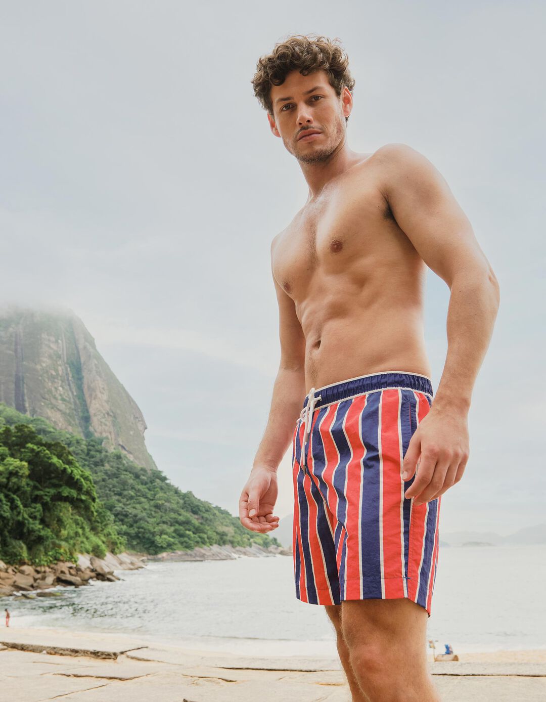Cal&ccedil;&otilde;es de Banho, Homem, Azul Escuro