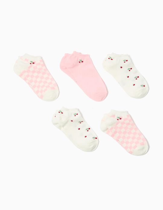 Comprar Online Pack 5 Pares de Meias, Menina, Multicor