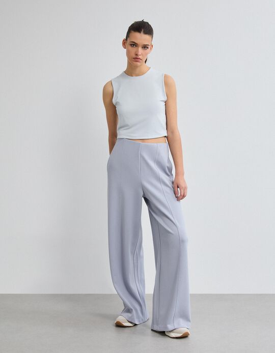 Comprar Online Cal&ccedil;as Piquet, Mulher, Azul